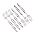 Forks Set of 6 Light Premium Dishwasher Safe Stainless Steel Flatware Silverw...
